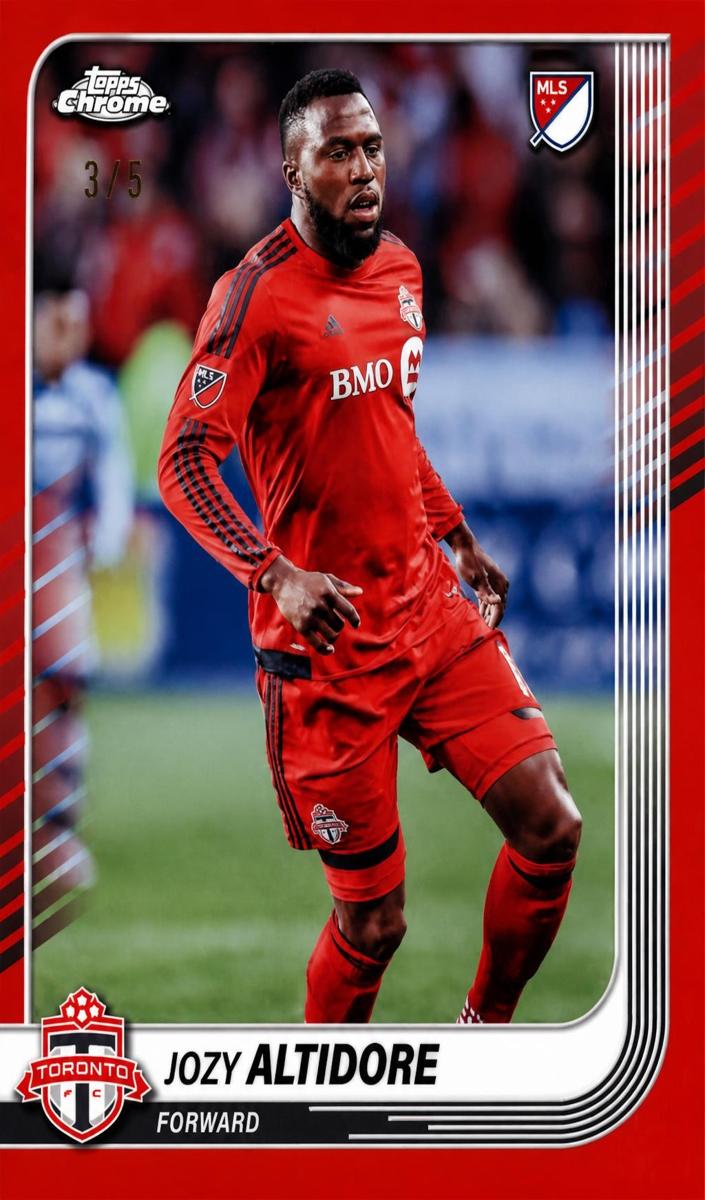 Jozy Altidore 2025 Chrome MLS Soccer card