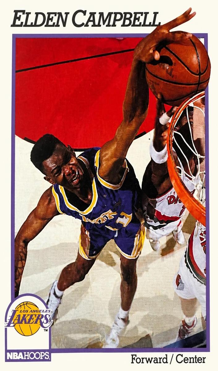 1991 Hoops Elden Campbell #382 card