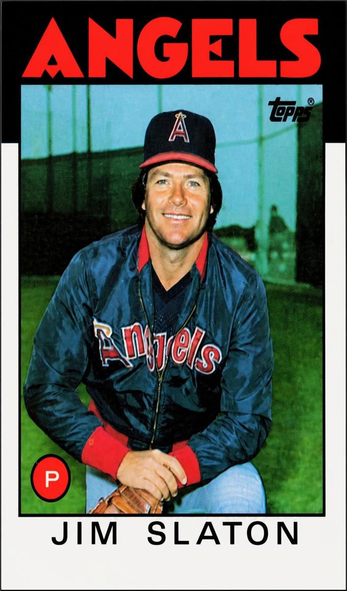 1986 Topps Jim Slaton #579 card