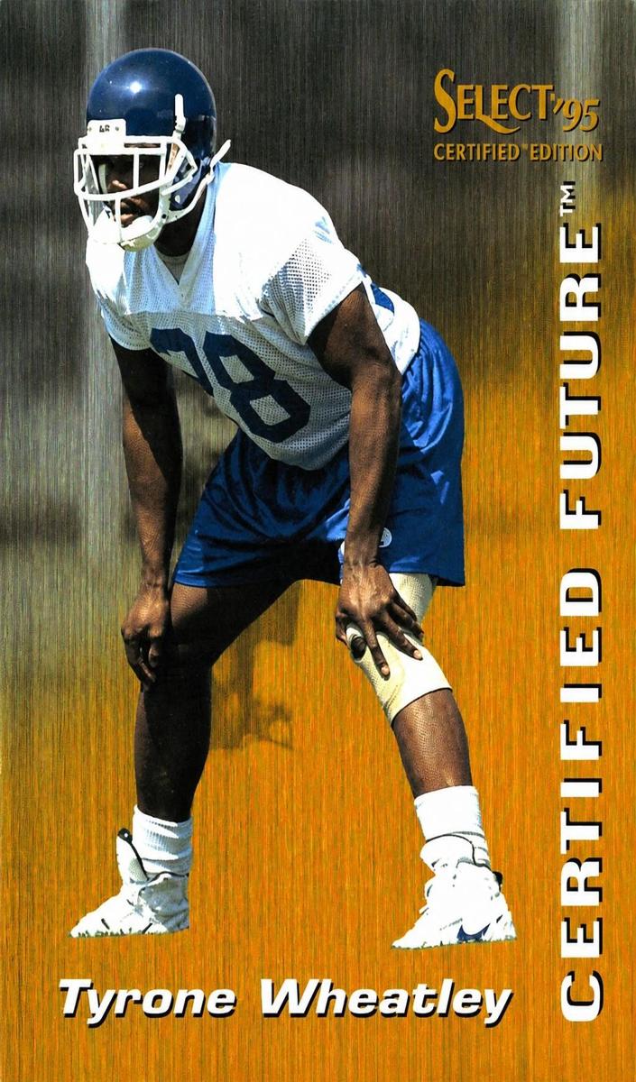 1995 Select Certified Tyrone Wheatley #8 card