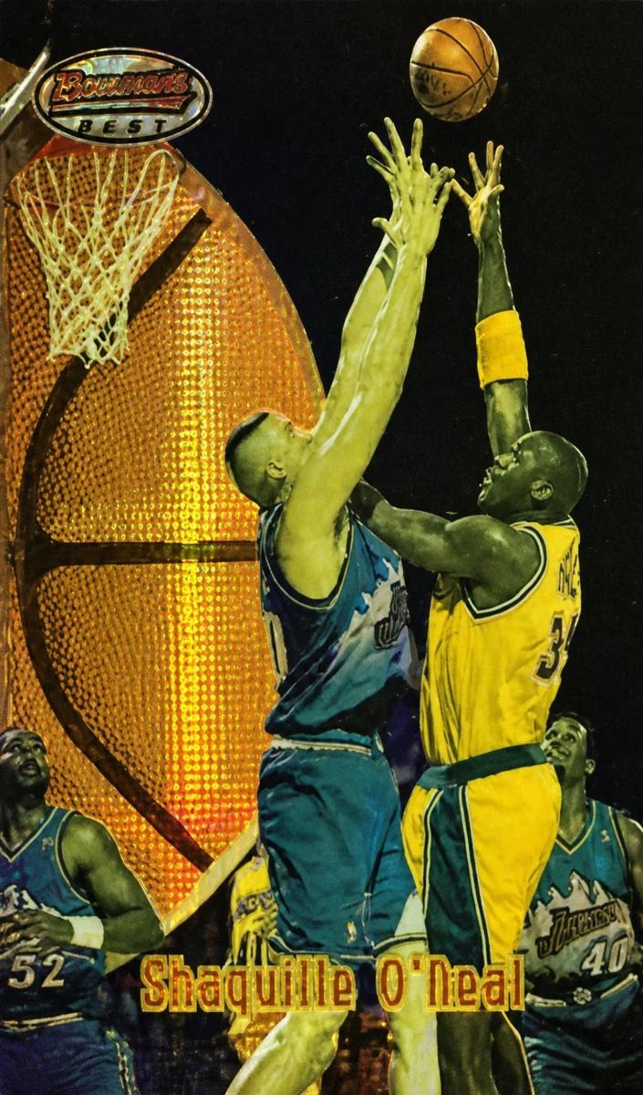 1997 Shaquille O'Neal [Atomic Refractor] #BBP10