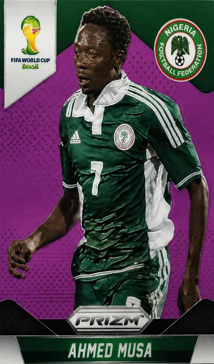 2014 Panini Prizm World Cup Ahmed Musa [Purple] #154 card