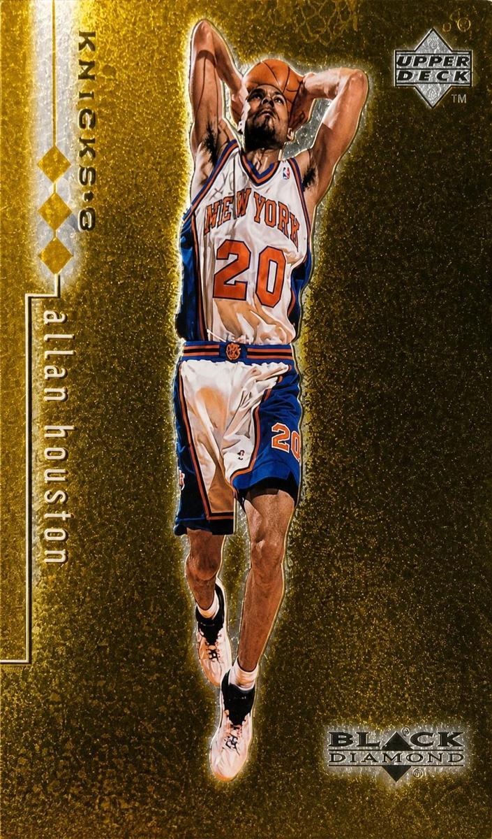 1998 Upper Deck Black Diamond Allan Houston #62 card