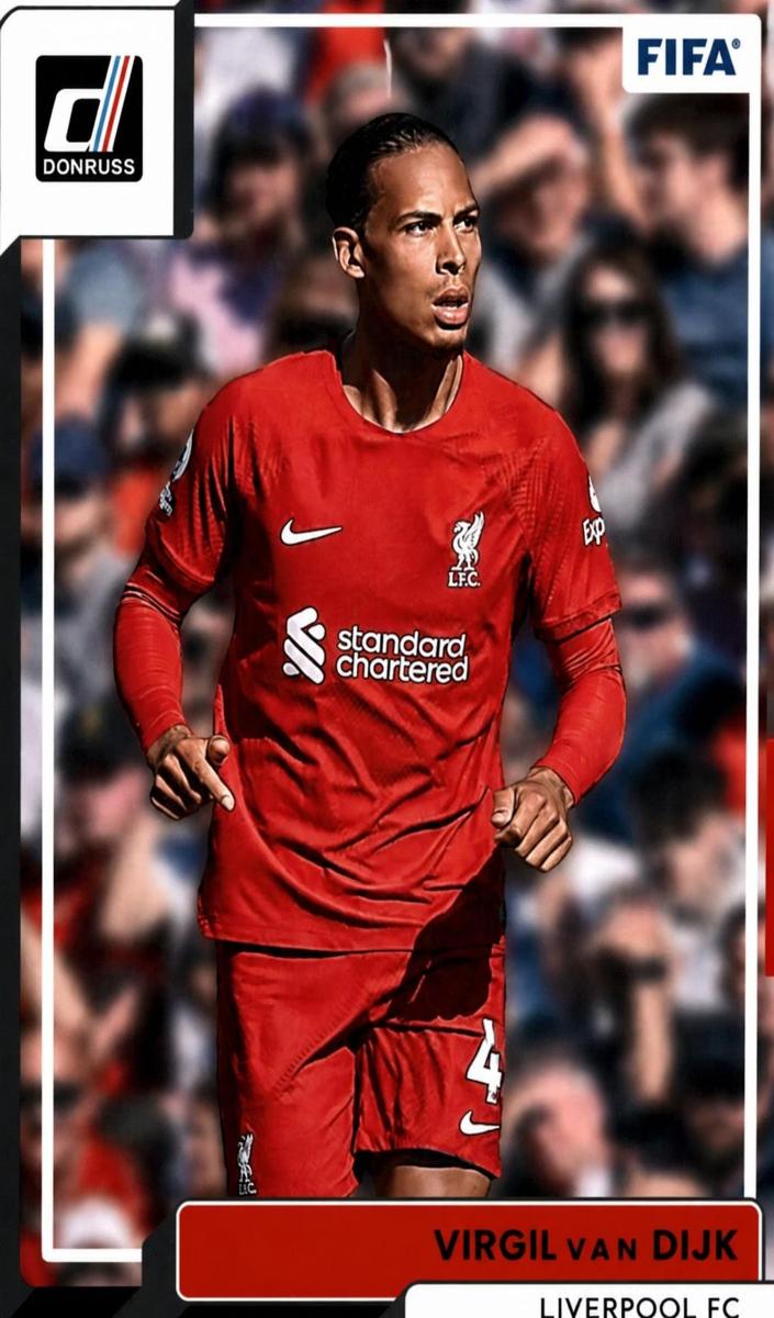 2022 Panini Donruss Virgil van Dijk #78 card
