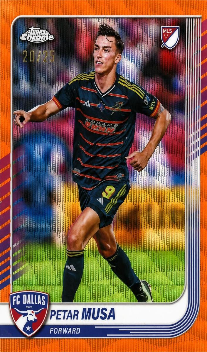 Petar Musa 2025 Chrome MLS Soccer card
