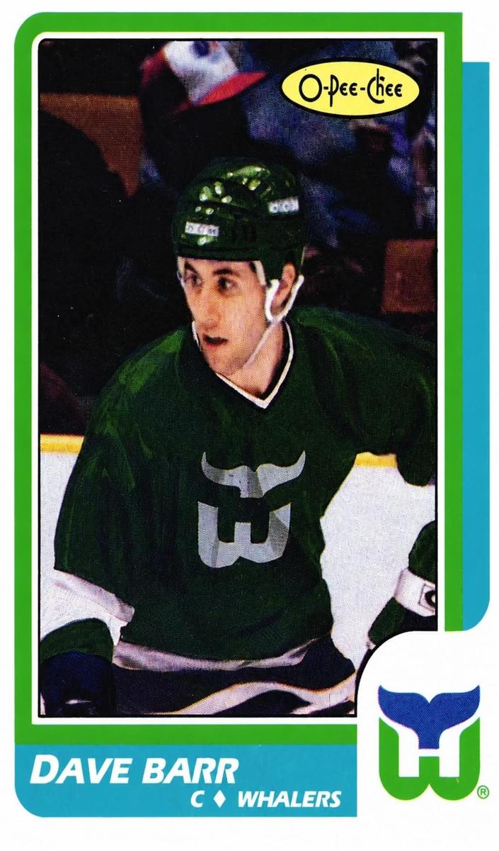 1986 O-Pee-Chee Dave Barr #237 card