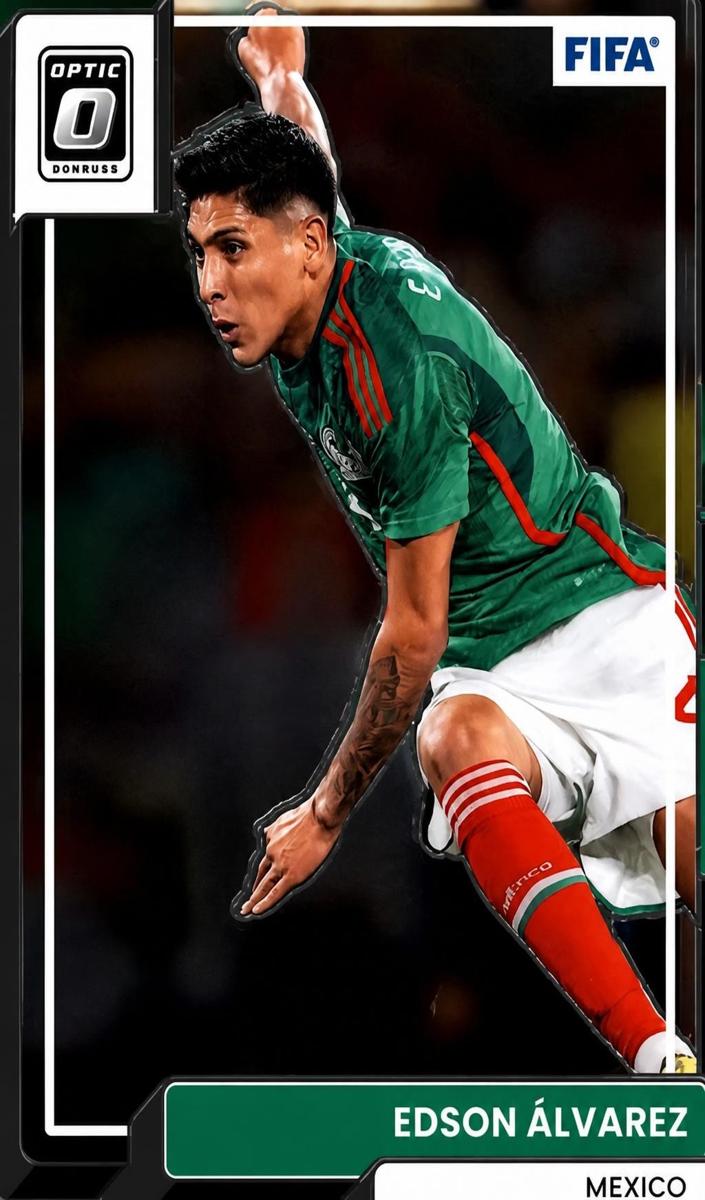 2022 Panini Donruss Edson Alvarez [Red] #79 card