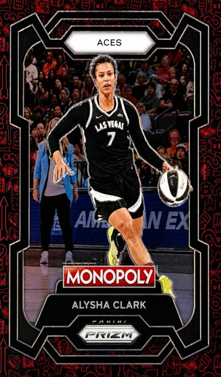 Alysha Clark 2024 Prizm Monopoly WNBA card