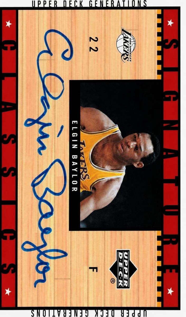2002 Elgin Baylor #EB-S