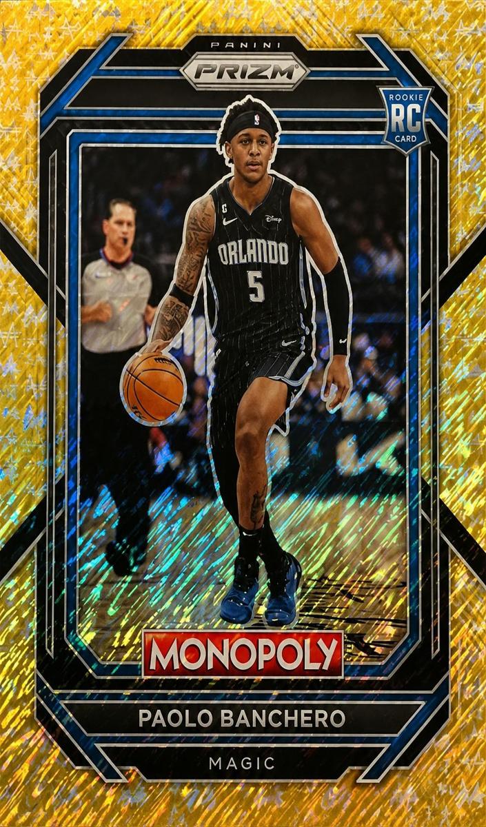 2022 Panini Prizm BLUE MONEY SHIMMER #66 Paolo Banchero front