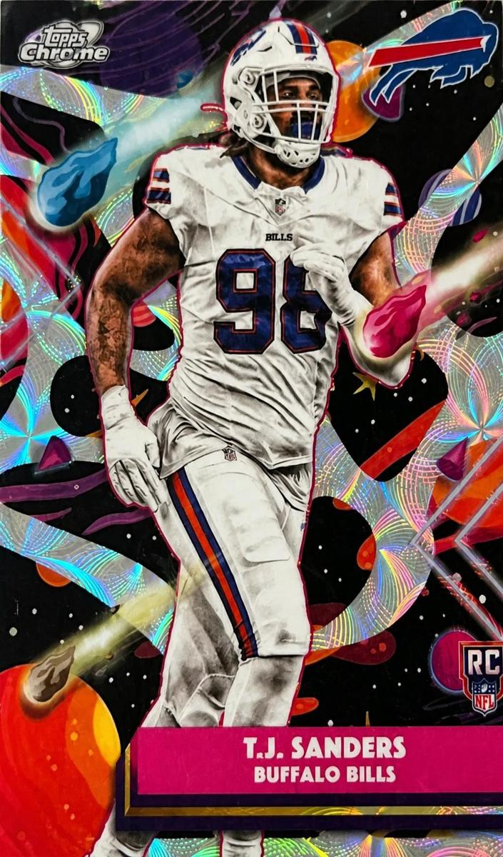 2025 Topps Cosmic Chrome T.J. Sanders #111 card