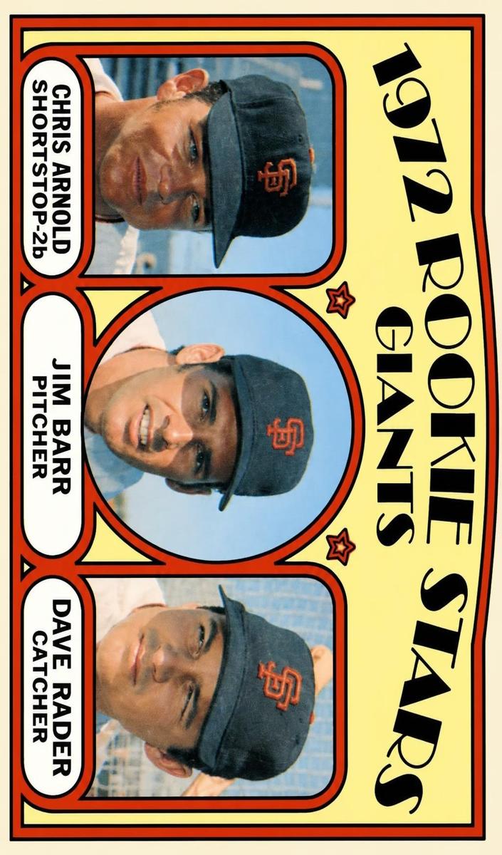 1972 Giants Rookies #232