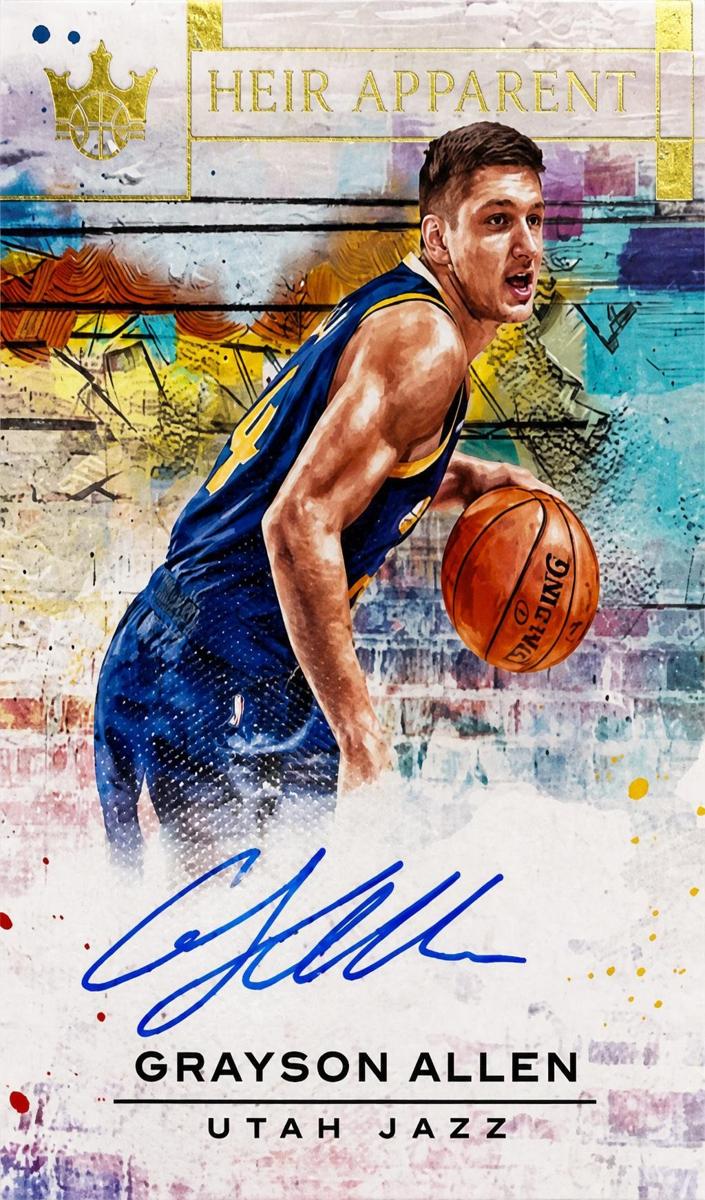 2018 Panini Court Kings Grayson Allen #HA-GAL card