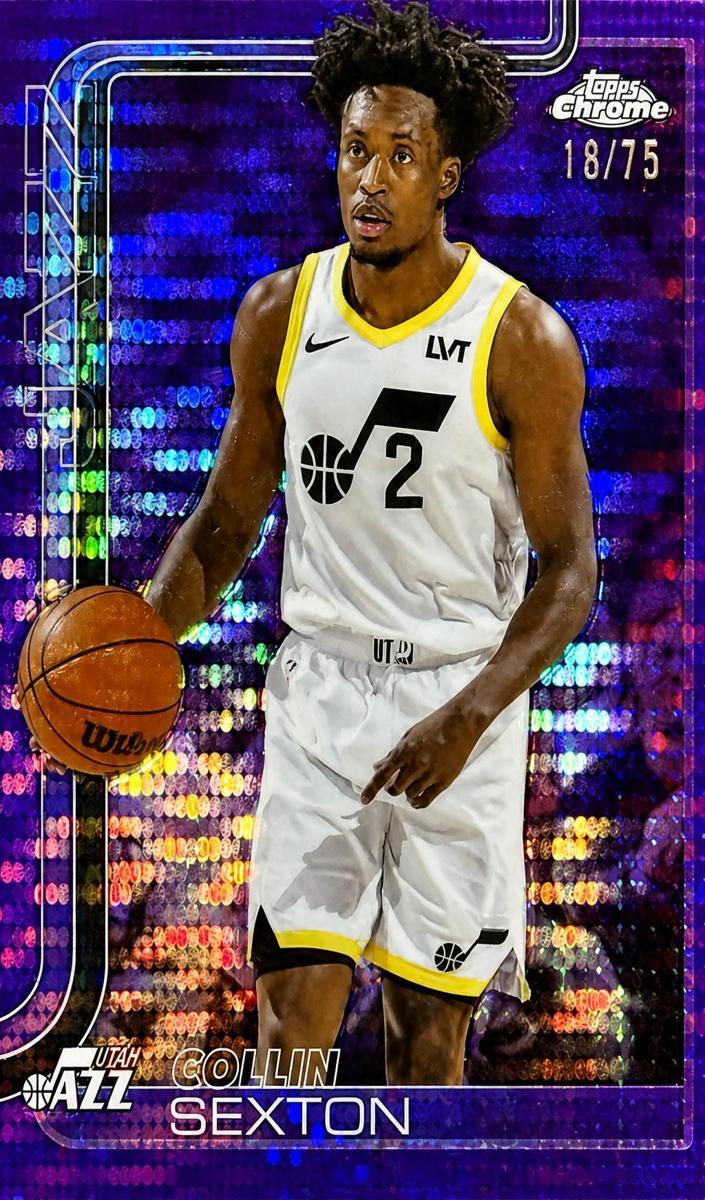 Collin Sexton 2025-26 Topps Chrome Basketball card