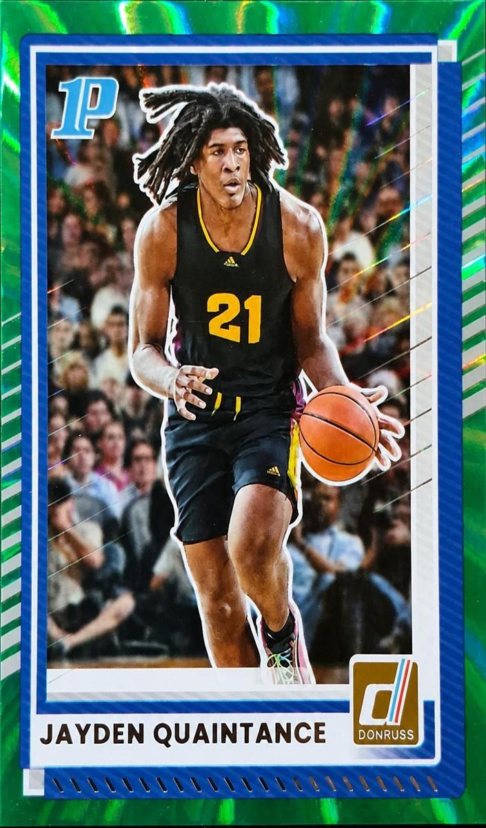 2025 Panini Donruss Jayden Quaintance #72 card