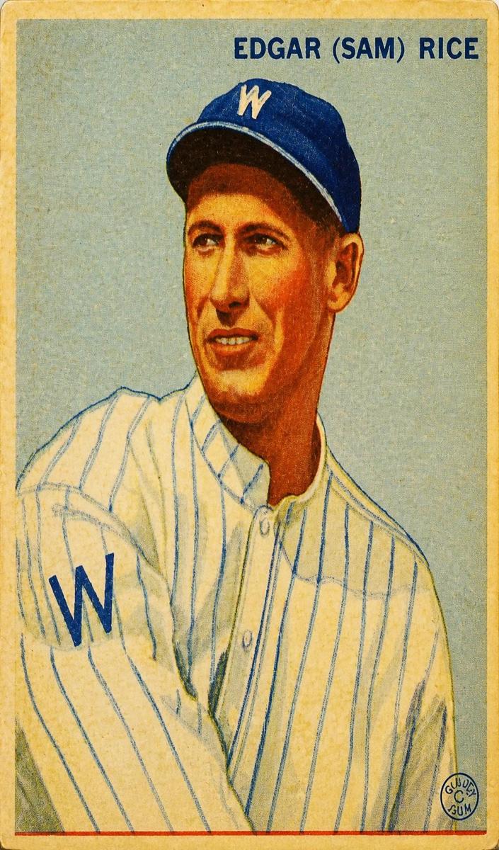 1933 Edgar Sam Rice #134