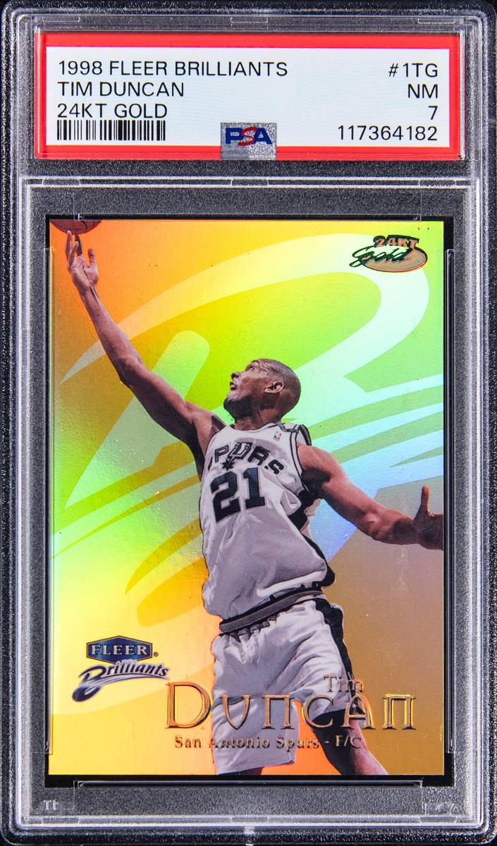 1998 Tim Duncan [24kt Gold] #1