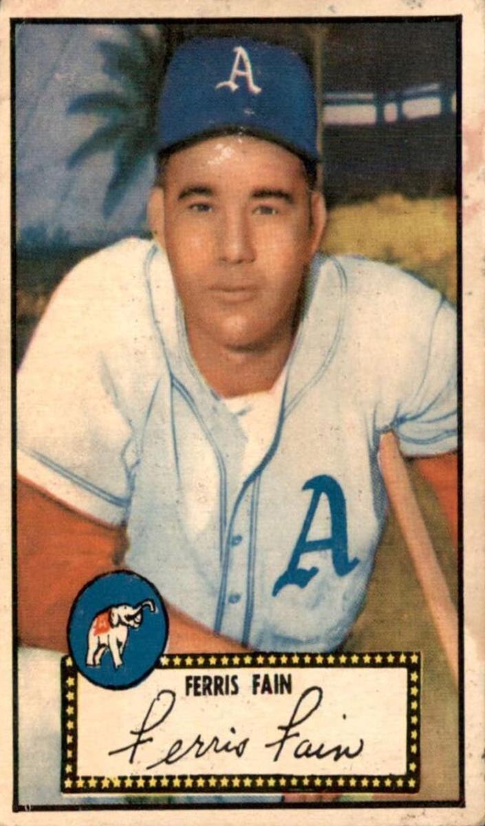 1952 Topps Ferris Fain #21 card