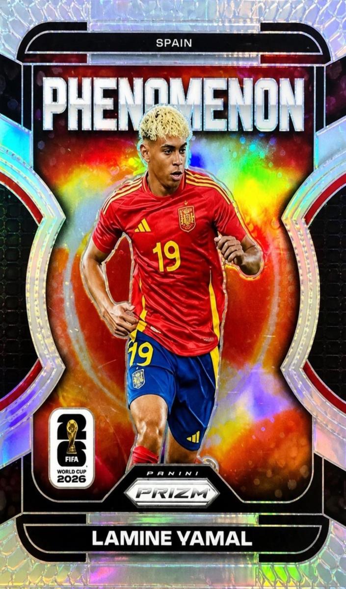 2026 Panini Prizm FIFA World Cup Lamine Yamal [Wave] #1 card
