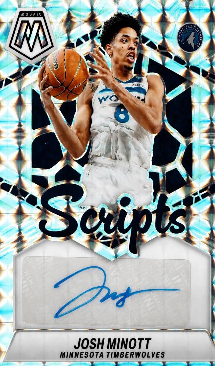 2023 Panini Mosaic Josh Minott #MS-MIN card
