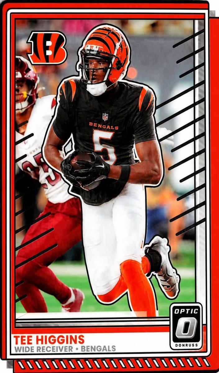Tee Higgins 2025 Donruss Optic Football card