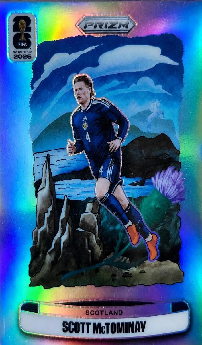 2026 Panini Prizm FIFA World Cup Scott McTominay #20 card