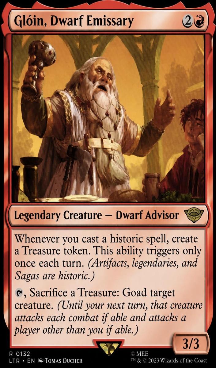 2023 Gloin, Dwarf Emissary #132