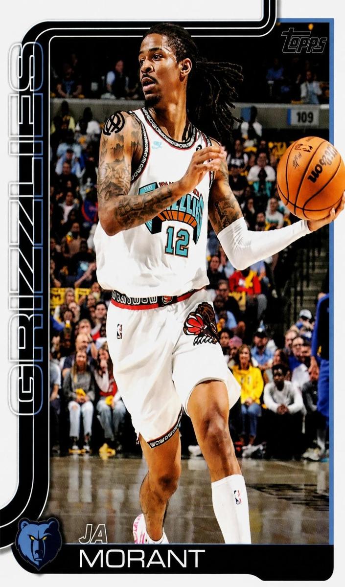 Ja Morant 2025 Topps Basketball card