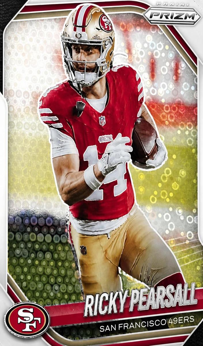 Ricky Pearsall 2025 Prizm Football card