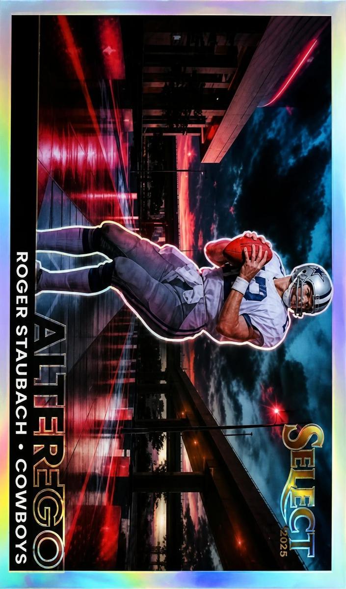 Roger Staubach 2025 Select Football card