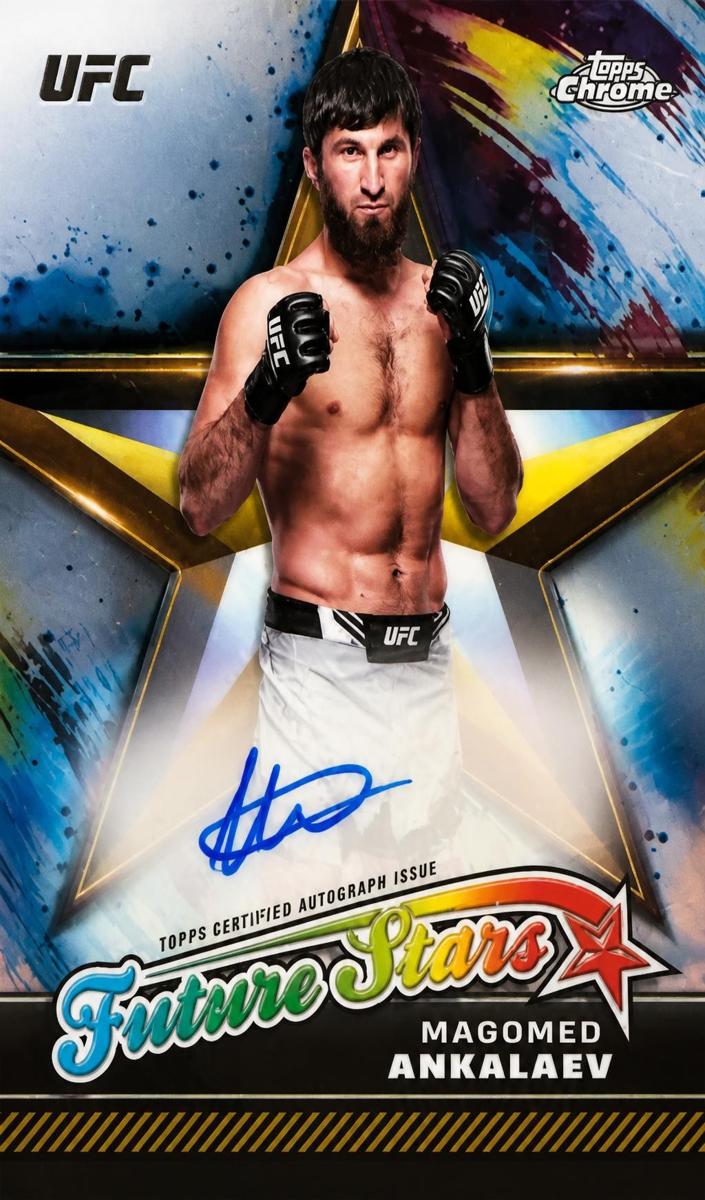2024 Topps Chrome UFC Future Stars Autograph Magomed Ankalaev [Refractor] #FSA-MAN card