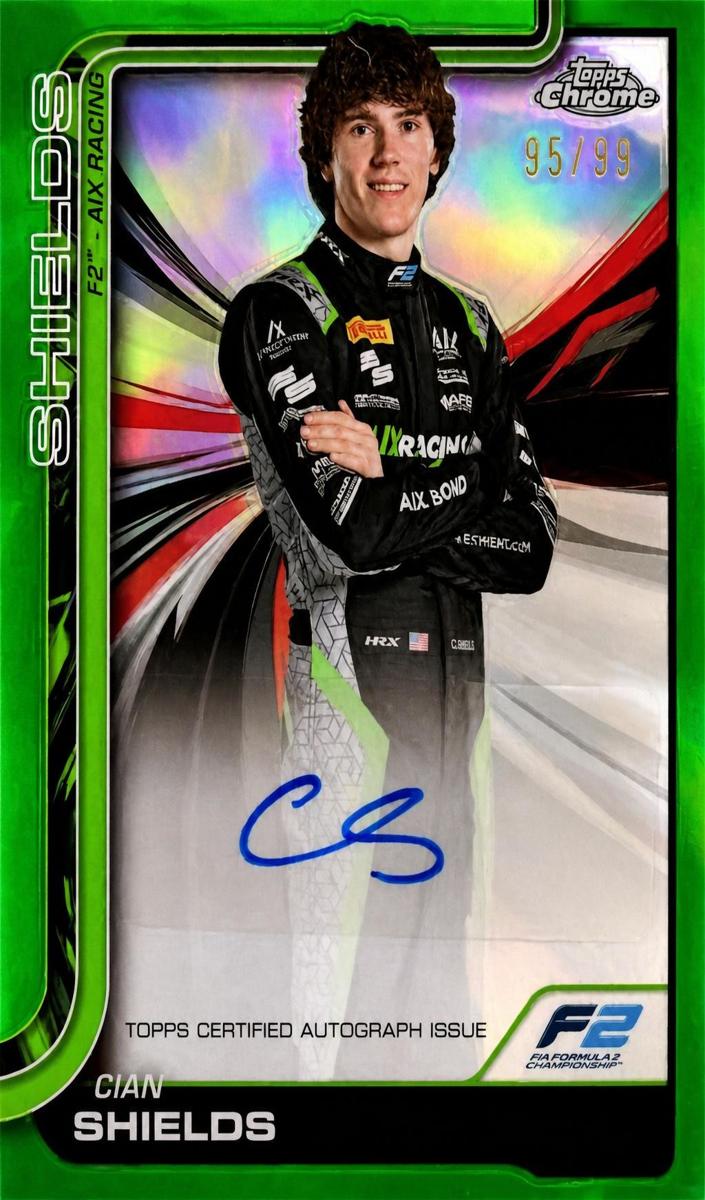 2025 Cian Shields [Green Refractor] #CAC-SHI