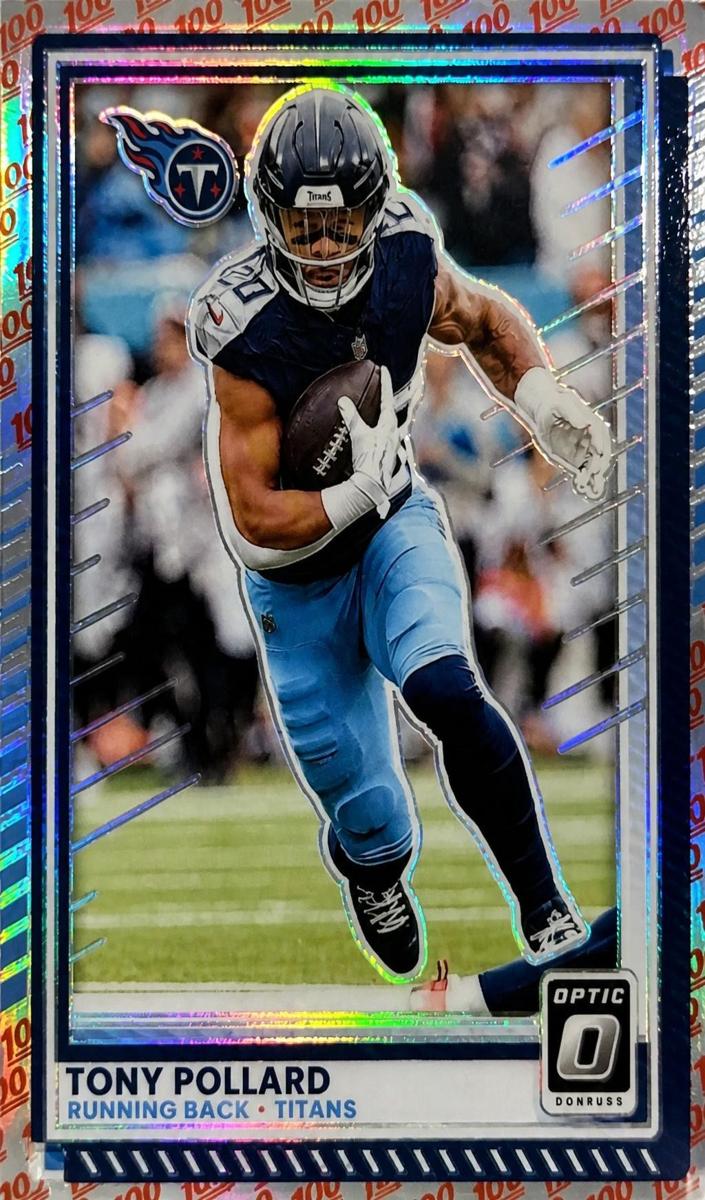 Tony Pollard 2025 Donruss Optic Football card