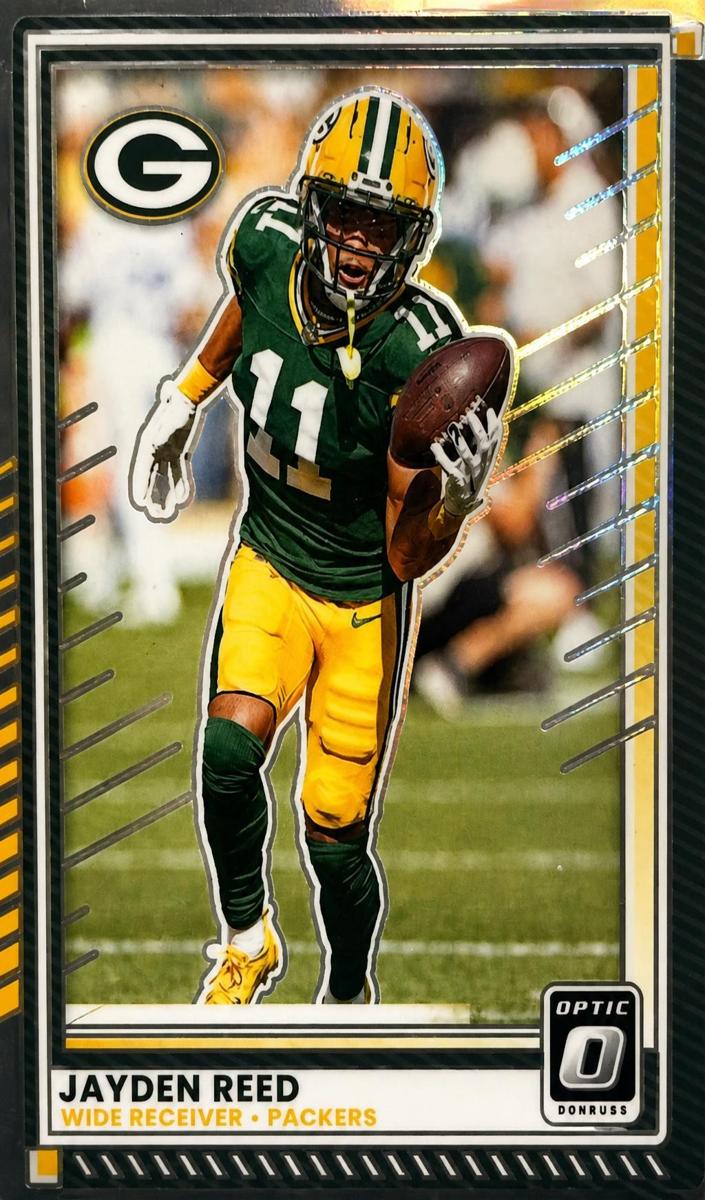 Jayden Reed 2025 Donruss Optic Football card