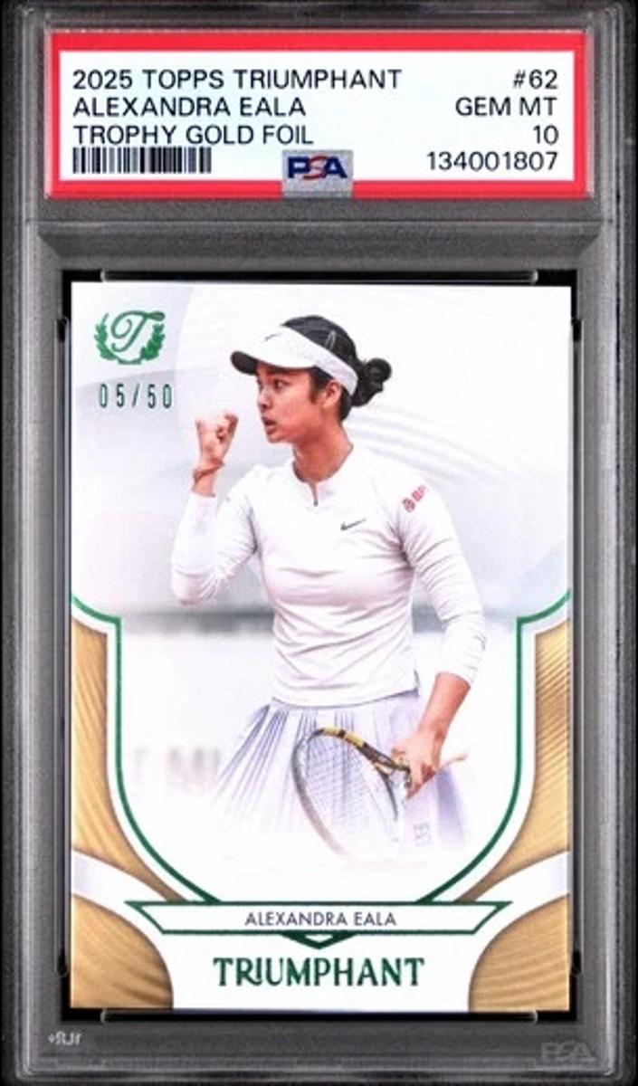 2025 Alexandra Eala [Trophy Gold Foil] #62