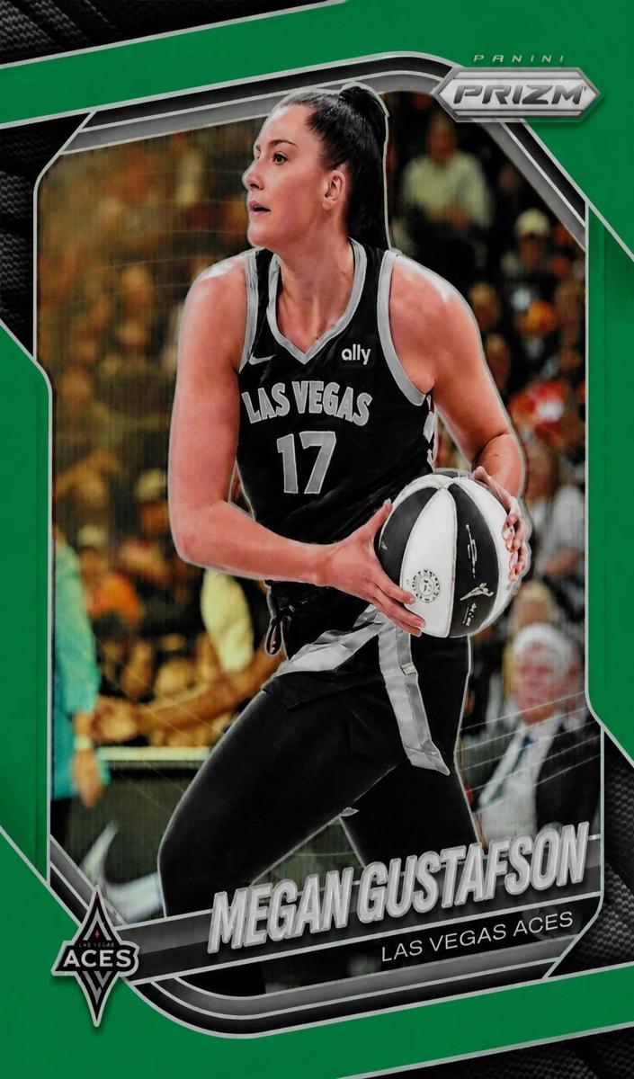 Megan Gustafson 2025 Prizm WNBA card