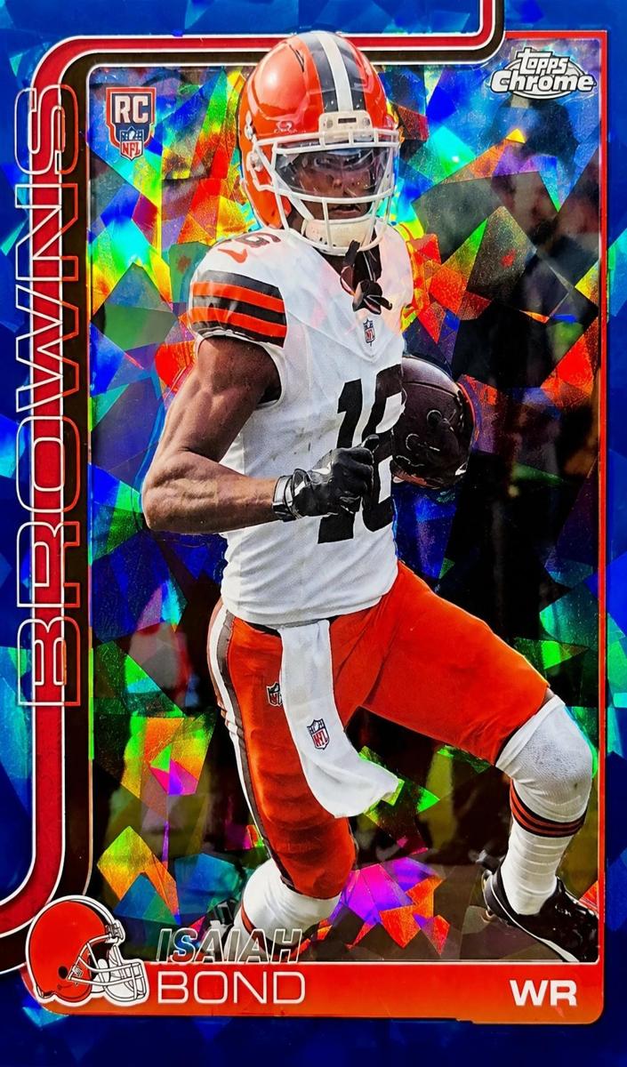 2025 Topps Chrome Isaiah Bond [X-Fractor Pink] #341 card