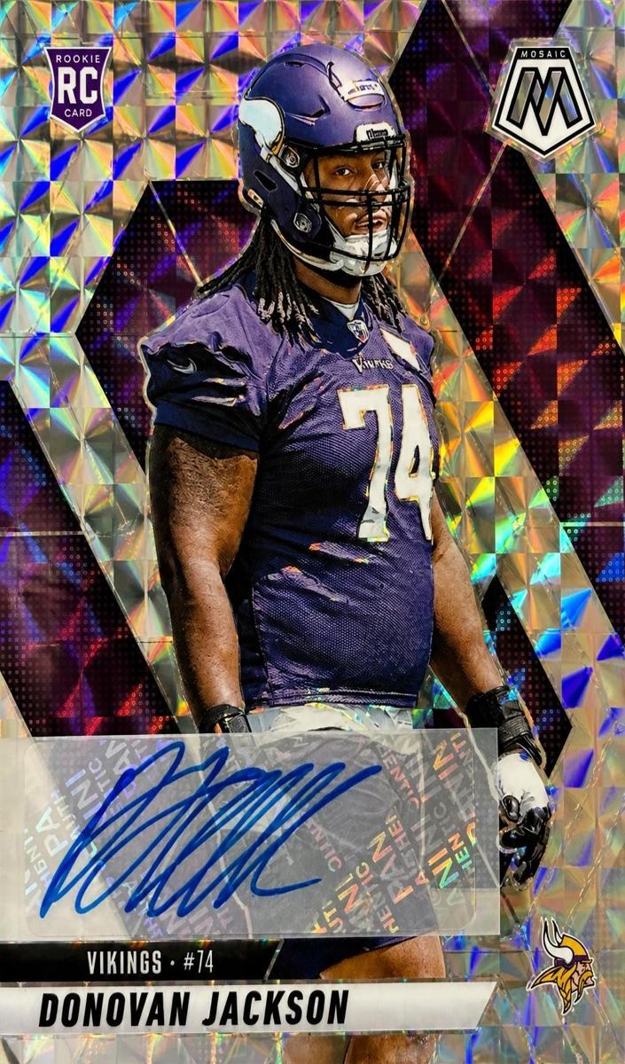 Donovan Jackson 2025 Mosaic Football card