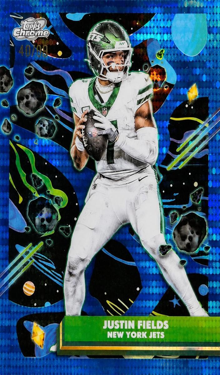 2025 Justin Fields [Blue Moon Refractor] #75
