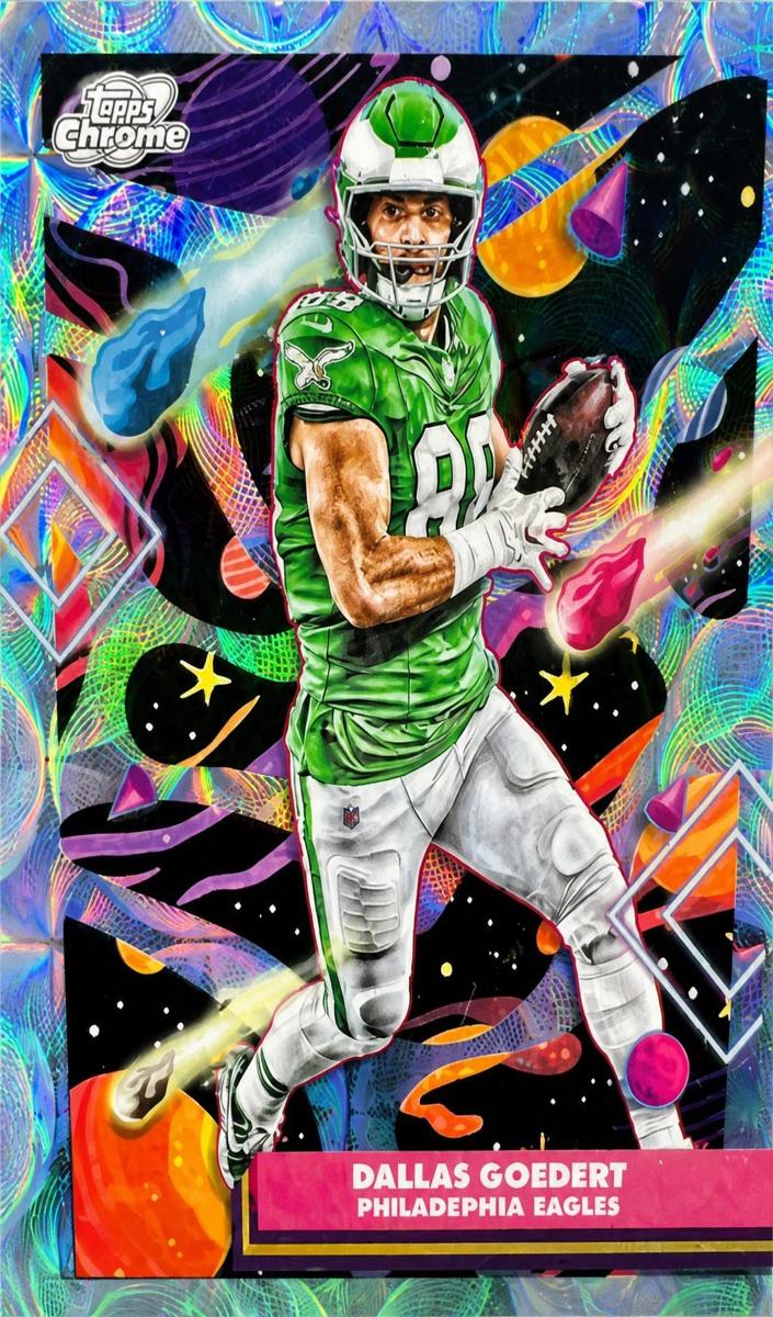 2025 Topps Cosmic Chrome Dallas Goedert #81 card