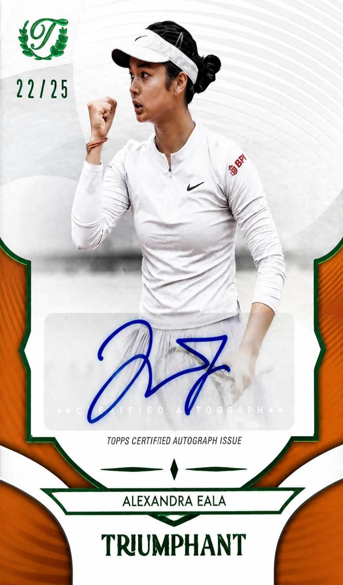 2025 Alexandra Eala [Clay Court Orange Foil] #62-A