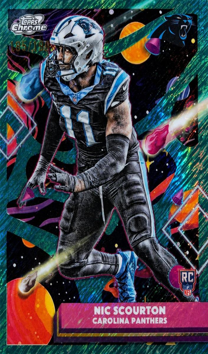2025 Topps Cosmic Chrome Nic Scourton [Nucleus Refractor] #114 card