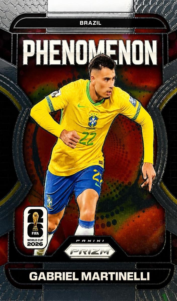 2026 Panini Prizm FIFA World Cup Gabriel Martinelli #16 card