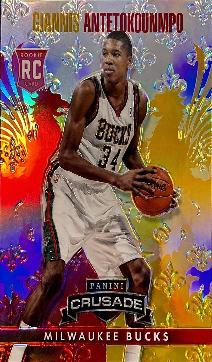 2013 Panini Crusade Giannis Antetokounmpo [Gold] #61 card