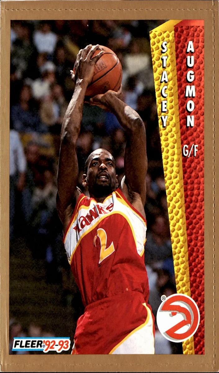 1992 Fleer Stacey Augmon #1 card