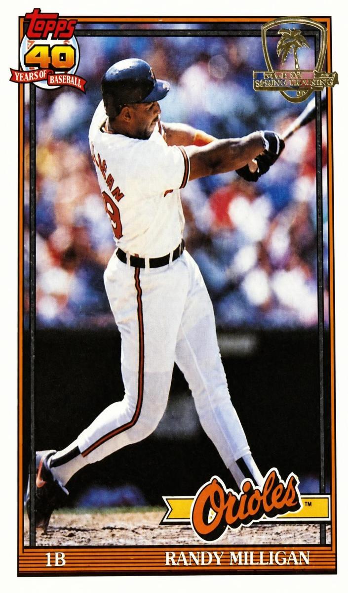Randy Milligan 1991 Topps Desert Shield Baseball