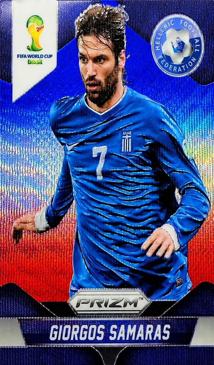 2014 Giorgos Samaras [Blue and Red Wave] #103