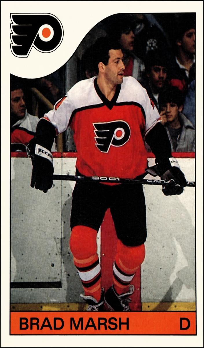 1985 O-Pee-Chee Brad Marsh #72 card