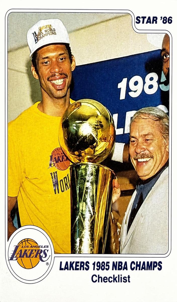 1985 Kareem Abdul-Jabbar [Checklist] #1