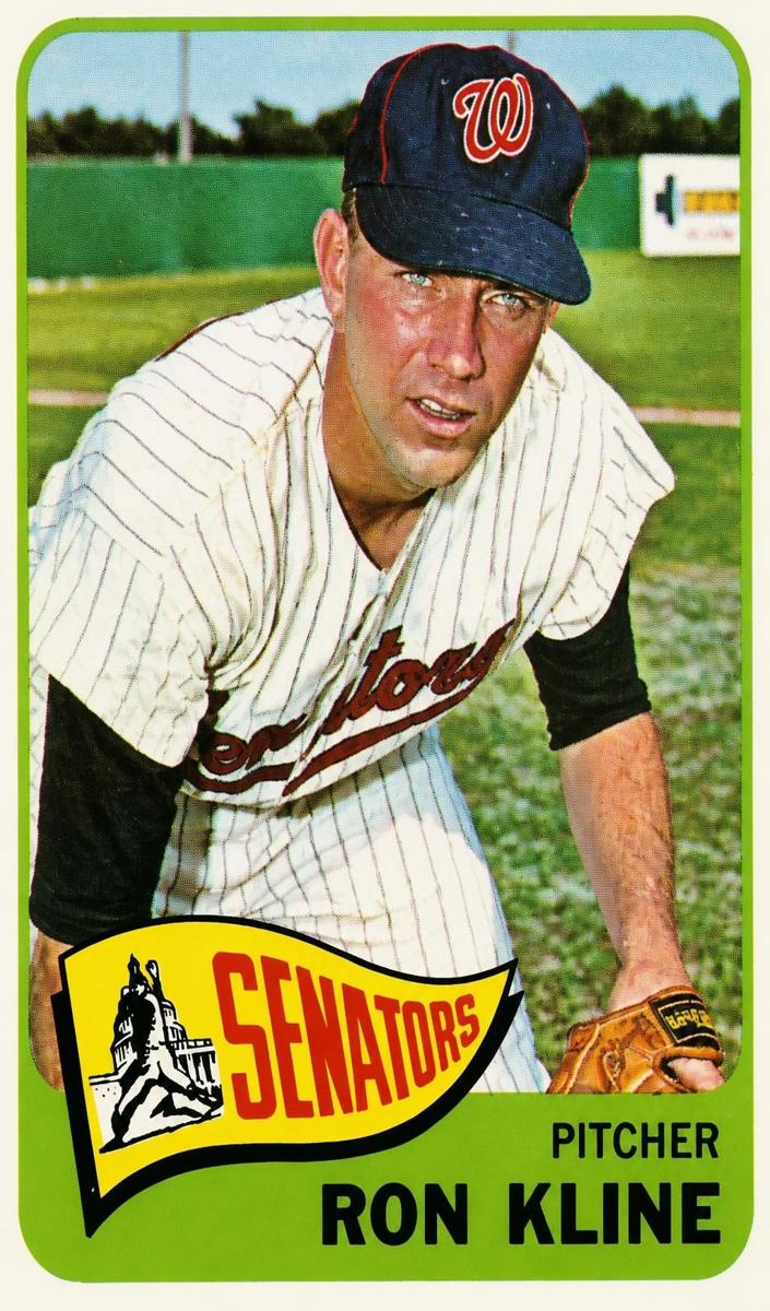 1965 Topps Ron Kline #56 card